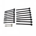 Tom 18 Cylinder Head Bolts 16 Long 2 Short Carbon Alloy Steel For Chevrolet Traverse Camaro Gmc Acadia Buick Enclave 3 6l