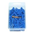Ribbed Drywall Anchors For Hollow Walls Lightweight Plastic Wall Hanging Anchor Kit Pictures And Artwork 10-12 X 1 In