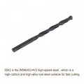 Uxcell 6542 High Speed Steel Straight Shank Twist Jobber Drill Bit Fully Ground Black Oxide Bits 6 2mm Diameter 100mm Total