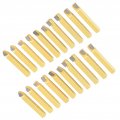 20pcs 1 4a Carbide Tipped Welding Milling Cutting Turning Tool Set High Processing Speed For General Lathes And Cnc