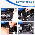 Front Strut Tower Cover Compatible With Chevrolet Corvette C8 Stingray 2020-2024 Abs Engine Bay Shock Absorbing Protection