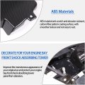 Front Strut Tower Cover Compatible With Chevrolet Corvette C8 Stingray 2020-2024 Abs Engine Bay Shock Absorbing Protection