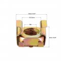 Uxcell M6 Cage Nuts For Server Rack Cabinet Carbon Steel Yellow Zinc Plated Pack Of 10