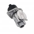7 Pole Round Matched Set Rv To Trailer Plug Wire Harness Electrical Quick Converter Adapter With Connector Socket Mounting 
