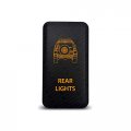 Ch4x4 Push Switch For Toyota Fj Cruiser 12v 3amp Rear Lights Symbol Amber Led