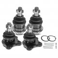 A-premium Set Of 4 Front Upper Lower Ball Joints Kit Compatible With Dodge D50 1982 Ram 50 1983-1993 Mitsubishi Mighty Max 