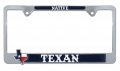Native Texan Metal License Plate Frame