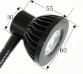 3w Led Work Light For Milling Lathe Bench Gooseneck Lamp