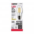 Satco 6pk 8w Bt15 Led 2700k Medium Base Dimmable 60w Equiv