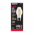 Satco 6pk 8w Bt15 Led 2700k Medium Base Dimmable 60w Equiv