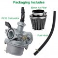 Ewillownm Compatible With Pz19 Carburetor 35mm Air Filter For Taotao Kazuma Baja 50cc 70cc 90cc 110cc 125cc Dirt Bike Atv