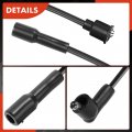 A-premium Ignition Spark Plug Wires Set Of 9 Compatible With Pontiac Bonneville Catalina Firebird Grand Prix Gto Star Chief