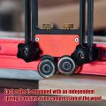 Aepiraza Bearing Roller Feather Boards Aluminum Alloy Multi-purpose Dual Loc Board Woodworking Table Saw Pressing Feeder Guider