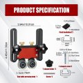 Aepiraza Bearing Roller Feather Boards Aluminum Alloy Multi-purpose Dual Loc Board Woodworking Table Saw Pressing Feeder Guider