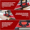 Aepiraza Bearing Roller Feather Boards Aluminum Alloy Multi-purpose Dual Loc Board Woodworking Table Saw Pressing Feeder Guider
