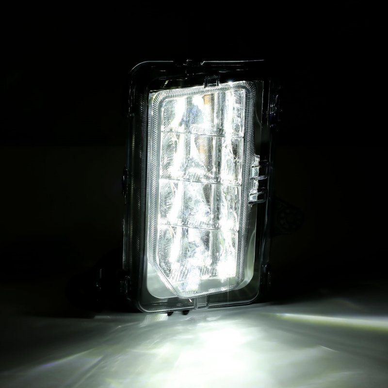 Hecasa Led Fog Lights For 2019-2023 Gmc Sierra 1500 Denali Front Driving Lamp Assembly W White Light Left Driver Side