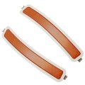 Front Bumper Reflectors For Bmw 540d Xdrive 2018 Sedan Amber Lens Driver And Passenger Side Pair Replaces Bm1084106 Bm1085106 