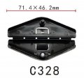 Autobahn88 Front Door Window Guide Clip Compatible With Gm Buick Electra Oem 20747508 12337898 Pack Of 20