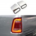 Rear Taillight Tail Light Lamp Cover Trim Frame For Dodge Ram 1500 2500 3500 2019 Chrome