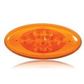 Maxxima M63122y 9 Led Lightning Oval Amber Side Turn Marker Light For Peterbilt Replacement 