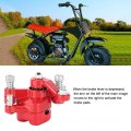 Qiilu Mini Bike Brakes Motovox Mbx10 Aluminum Alloy Disc Brake Rotor Caliper For Motovox Mbx11