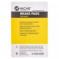 Niche Brake Pad Set For Husqvarna Cr50 Sm50 Ktm 50 65 45113030000 Front Rear Organic 2 Pack