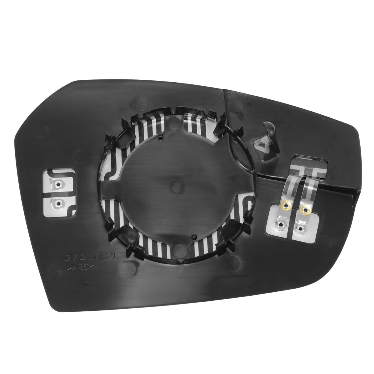 Fo1324173 Factory Style Flat Side View Spotter Mirror Heated Glass Lens Manual Adjust For Ford Escape 2017-2019 Driver Left