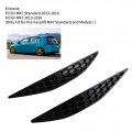 Left And Right Rear Bumper Reflectors Qiilu 2pcs Reflector Honeycomb Set Gloss Black Fit For Mk7 2013 2016
