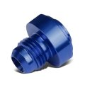 Auto Dynasty 15pcs 6an An-6 Male Thread Straight Weld On Flare Bung Aluminum Anodize Fitting Blue 
