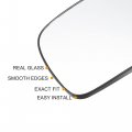 Car Rearview Left Driver Side Heated Mirror Glass Replacement W Backing Plate For Toyota Prius 2004-2009