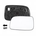 Car Rearview Left Driver Side Heated Mirror Glass Replacement W Backing Plate For Toyota Prius 2004-2009