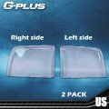 G-plus Front Headlight Lens Cover Compatible With Ford F250 F350 F450 F550 2005-2007 Left Right Side Clear