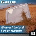 G-plus Front Headlight Lens Cover Compatible With Ford F250 F350 F450 F550 2005-2007 Left Right Side Clear