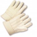 West Chester 7930 Poly Cotton Canvas Gloves A Pack Of 12 9 75 In White Green Large Extra Heavy Weight Hot Mill 