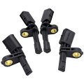 4 Abs Wheel Speed Sensor Front Rear Left Right For Audi Volkswagen
