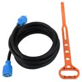 Rv Extension Cord 20foot 30amp 125 Volts Heavy Duty 10awg 3c Gauge Wires 4 Stw Copper And Pvc Nema L14-30 P To R Etl Cetl Twist 