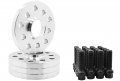 Venum Wheel Accessories 4 Pc Staggered 5x100 5112 Hub Centric Spacers 17 Mm Black Ball Seat 14x1 5 Lug Bolts For Audi Factory 