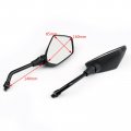 Topteng Motorcycle 10mm Rear Mirror Universal Side View Rearview Fits For Chopper Cruiser Street Dirt Bike