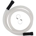 Supplying Demand 91225 Dishwasher 6 Foot Corrugated Discharge Hose With 2 Clamps Universal Fit 