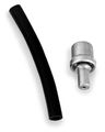Billet Gas Cap Breather Silver 