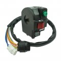 M Mati Left Handlebar Start Kill Stop Headlight Override Switch For Suzuki Kingquad 500 700 750 Lt-a500 Lt-a700 Lt-a750