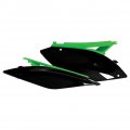 Side Panels Black Green For Kawasaki Kx450f 2009-2011 
