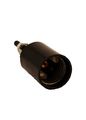 Leviton 4155-3 Incandescent Lampholder Bottom Turn Knob Switch Candle Medium Base 660w-250v 2 Leg Steel Bracket Assembly Pinned 