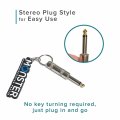 Alveytech Stereo Plug Style Key With Ring For The Pride Celebrity 2000 X Xl Heavy Duty Dynamo Hurricane Legend Sidekick