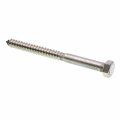 Prime-line Hex Lag Screws 1 2 In X 6 Grade 18-8 Stainless Steel 15 Pack 