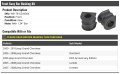 Marketplace Auto Parts Front Sway Bar Bushing Kit Compatible With 2005-2010 Jeep Grand Cherokee With 1 34-inch