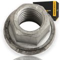 Control Arm Nut Front Lower For Chevy Silverado 2500 2011 To 2018 Alloy Steel Hex With Inside Thread Zinc Coated Grade 10