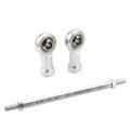 Pro Bat 2pcs 200mm 7 87 Universal 10 1 X 5 16 8mm Tie Rod End Steering Kit Go Kart Off Road Dirt Bike Atv 