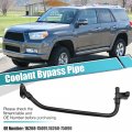 X Autohaux Coolant Water Bypass Pipe For Toyota 4runner 2010-2011 Tacoma 2005-2011 Radiator Outlet Hose Replaces 16268-75091