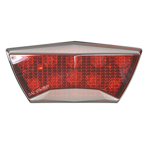 Led Rear Taillight Assembly For Polaris Atv And Snowmobile Sm-01503 Red Waterproof Light Replaces 2411092-432